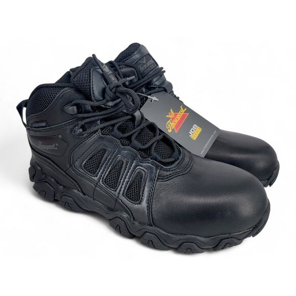 Thorogood Crosstrex Side-Zip Comp Toe Men Work Boot 9.5W Lightweight Waterproof - Picture 2 of 7